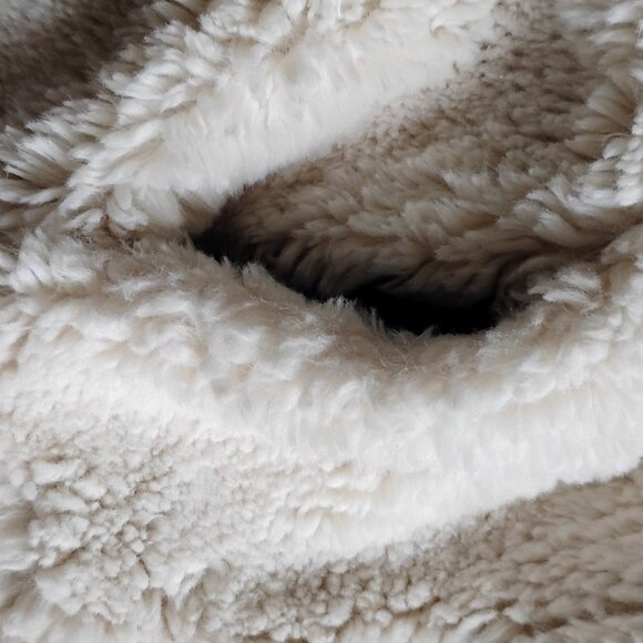 Anthropologie Hei Hei white teddy coat warm and cozy size XL - Picture 8 of 11